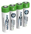 Produktbild: ANSMANN NiMH Akku Mignon AA Typ 2550 (min. 2400 mAh) maxE 4er #28713528