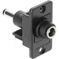Produktbild: DELOCK 91119 - Panel Mount DC 5,5 x 2,1 mm Buchse zu DC 5,5 x 2,5 mm Stecker sc