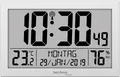 Produktbild: Technoline WS8016 Funk-Wand-Uhr Temperaturanzeige Kuststoff 22,5 x 14,3 x 2,4cm