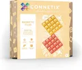 Produktbild: Connetix Magnetkacheln Base Lemon Peach 2 Stück