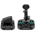 Produktbild: Thrustmaster Sol-R 4 HOTAS, Joystick + Motorsteuerungshebel, PC, Analog / Digital, Rot/Grün/Blau, Kabelgebunden, USB - Schwarz