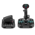 Produktbild: Thrustmaster Sol-R 4 HOTAS – Flugsimulator-Set für PC – Joystick & Schubhebel mit Magnet-Präzision, 58 Funktionen & RGB-LEDs – Ideal für Star Citizen, Elite Dangerous & Microsoft Flight Simulator