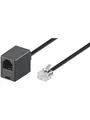 Produktbild: Pro Modular telephone extension cable - Schwarz - 10 meter