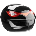 Produktbild: tectake® Motorradkoffer Sergej Volumen 22 l großer Reflektor - Schwarz