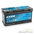 Produktbild: EXIDE AUTOBATTERIE 12V 106Ah STARTERBATTERIE 950A EK1060 AGM START STOPP