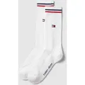 Produktbild: Tommy Hilfiger Socken mit Kontraststreifen im 2er-Pack in Weiss, Größe 39/42
