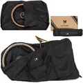 Produktbild: lamaki Fahrrad Transporttasche - Passend für Renn- & Gravelbikes, Mountainbikes 26-29 Zoll - Ohne Demontage des Hinterrads - XXL Fahrradtasche, Robustes Nylon 1680D - Ideal Für Bikepacking & Reisen