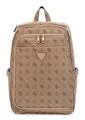 Produktbild: GUESS Silia U-Zip Backpack Rucksack Rucksack Latte Logo hellbraun braun