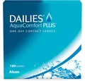 Produktbild: Dailies AquaComfort Plus Tageslinsen weich | 180 Stück | BC 8.7 mm | DIA 14.0 mm | +01.50 Dioptrien