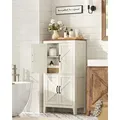 Produktbild: VASAGLE LIRY Kollektion - Aufbewahrungsschrank im Landhausstil, Badschrank mit Türen, freistehende Küchenschrank, verstellbare Ablagen