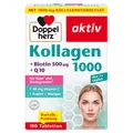 Produktbild: Doppelherz Kollagen 1000 + Biotin + Q10 - Mangan und Kupfer tragen zur normalen Bindegewebsbildung bei - 100 Tabletten