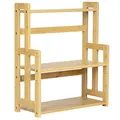 Produktbild: ONVAYA® Bambus Gewürzregal mit 3 Etagen | Küchenregal für die Arbeitsplatte | Gewürzständer stehend aus Holz | Küchen-Organizer für Gewürze, Öl und mehr