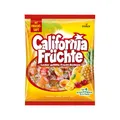 Produktbild: California Früchte Bonbons – 1 x 425 g – Gefüllte Fruchtbonbons in vier verschiedenen Sorten – Süßigkeit einzeln verpackt und ideal zum Teilen