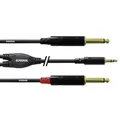 Produktbild: Cordial CFY3WPP Audio Adapterkabel [1x Klinkenstecker 3.5 mm - 2x Klinkenstecker