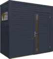 Produktbild: Bertilo Gartenhaus Cubus 1 - 19 mm anthrazit