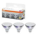 Produktbild: 3er Pack OSRAM GU5.3 LED MR 16 Strahler 5,3W wie 50W 120°-Abstrahlwinkel 2700K warmweißes Licht 12V