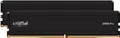 Produktbild: Crucial - DDR5 - Kit - 64 GB: 2 x 32 GB - DIMM 288-PIN - 5600 MHz / PC5-44800 - CL46 - 1.1 V - ungepuffert - on-die ECC - Schwarz (CP2K32G56C46U5)