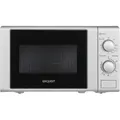 Produktbild: Exquisit MW900-030G Mikrowelle silber Kombi-Gerät Grillfunktion 700W 20 Liter