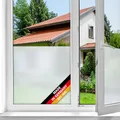 Produktbild: d-c-fix Fensterfolie Opal - 45 cm x 2 m – selbstklebende Sichtschutzfolie mit modernem Muster für Glasflächen – selbsthaftend, blickdicht, dekorativ