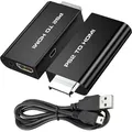 Produktbild: PS2 zu HDMI Video Konverter Adapter Audio 3.5mm Video-AV-Adapter HDTV Monitor Wandler Sony Playstation 2 HDMI-Konverter-Adapter Kopfhörer Buchse R...