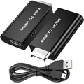 Produktbild: PS2 zu HDMI Konverter mit Audio 3.5mm, Ausgang für HDTV HDMI Monitor, Signal ...