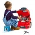Produktbild: VEVOR Motorspielzeug, 60-teilig, Autoreparaturset für Kinder, mit abnehmbaren Teilen, Lichtern & Geräuschen, Lenkrad & Hupe, Mechaniker-Werkstattset