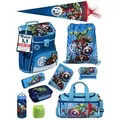 Produktbild: Scooli Ranzen-Set 10-teilig AVENGERS Schulranzen-Set mit Schultüte / Zuckertüte und Sporttasche - Blau/Bunt