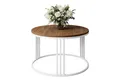 Produktbild: Lookway Couchtisch LORI LOFT mit Tischplatte in Holzdekor (1xCouchtisch), Durchmesser: ⌀70 cm