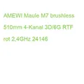 Produktbild: AMEWI Maule M7 brushless 510mm 4-Kanal 3D/6G RTF rot 2,4GHz 24146