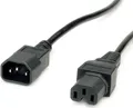 Produktbild: Value 19.99.1123 Stromkabel Schwarz 3 m C14-Koppler C15-Koppler (19.99.1123)