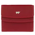 Produktbild: BRAUN BÜFFEL Damen Geldbörse aus echtem Leder Golf 2.0 - mit Druckknopf - Portemonnaie für Frauen - 4 Kartenfächer - Rot