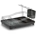 Produktbild: Zeller Present Geschirrabtropfkorb, Schwarz, Metall, 45x33x27.5 cm, Abtropfschale, Bestecksammler, Tassenablage, Tellerablage, Kochen, Küchenhelfer, Sonstige Küchenhelfer