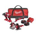 Produktbild: Milwaukee Akku-Maschinenset M18 POWERPACK M18BLCPP5A-502B Ausführung: M18BLCPP5A-502B|Geliefert in: Werkzeugtasche