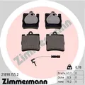 Produktbild: ZIMMERMANN Bremsbelagsatz, Scheibenbremse 21898.155.2 für MERCEDES-BENZ