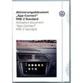 Produktbild: Volkswagen 5G0054830A Aktivierungsdokument App-Connect MirrorLink Apple CarPlay Android Auto PKW *** Nachrüstbarkeit vorab am Diagnosetester in Fachwerkstatt prüfen! ***