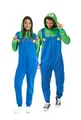 Produktbild: OppoSuits Adult Unisex Luigi Onesie - Nintendo One-Piece Pyjamas - Loose Fit - Inklusive Taschen - Grün und Blau
