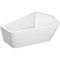 Produktbild: Duravit Paiova Fünfeck Badewanne, Ecke rechts, mit nahtloser Acrylverkleidung und Gestell, 1900x1400mm, weiß, 700397000000000