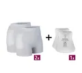 Produktbild: suprima Hüftschutz Hüftschutz Set1 2x Slip1490 + 1x 2007 (Set, 1-tlg), hoher Tragekomfort, herausnehmbare Protektoren