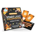 Produktbild: DENKRIESEN - Stadt Land Vollpfosten® – Das Kartenspiel Sonderedition | 240 Kategorien ab 12 Jahren | Familienspiel für 3-6 Spieler | Stadt Land Fluss Reisespiel | Gesellschaftsspiel für Familien