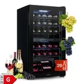 Produktbild: Klarstein Shiraz 29 Duo Weinkühlschrank 2 Zonen 80L/29 Flaschen 5-22°C Touch 29 Flaschen