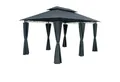 Produktbild: Casaria Pavillon Topas, 3x4m, UV-Schutz 50+, robust, Metall, Seitenwände