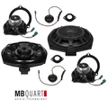 Produktbild: MB Quart   QMB200C 420 Watt 3-Wege-Set Subwoofer Lautsprecher BMW E- & F-Modelle