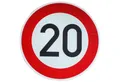 Produktbild: BauSupermarkt24 Verkehrsschild Verkehrsschild Nr. 274-20 20km/h 420mm Ø Straßenschild Schilder RA2
