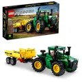 Produktbild: LEGO Technic John Deere 9620R 4WD Tractor, mit kippbarem Anhänger, klassisches Bauernhofspielzeug für Kinder, Jungen und Mädchen ab 8 Jahren, Sammlermodellbausatz 42136