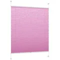 Produktbild: DécoProfi Plissee Plissee Klemmfix ohne Bohren, blickdicht, ohne Bohren, verspannt, Klemmfix, Stufenlos verstellbar rosa 40 cm x 220 cm
