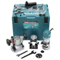 Produktbild: Makita RT0702CX2J Oberfräse/Kantenfräse 710W im MAKPAC Zubehör-Set