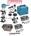 Produktbild: Makita Multifunktionsfräse RT0702CX2J + 2 Fräser Sets  Oberfräse Fräse RT0702