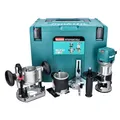 Produktbild: Makita RT 0702 CX2J Multifunktionsfräse 710W 6 / 8mm + Oberfräsenmodul  + Makpac