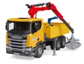 Produktbild: Bruder 03551 Scania Super 560R mit Kran Palettenheber Schaufel Baustellen - LKW
