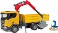 Produktbild: Bruder 03551 Scania Super 560R Baustellen- LKW Kran und 2 Paletten